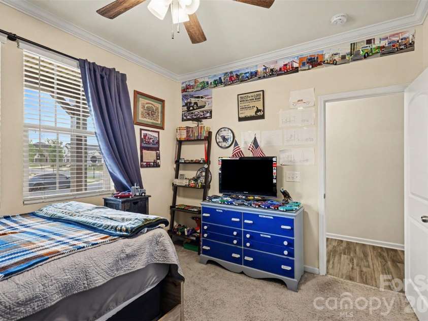 1405 Calder Drive, Indian Trail, NC 28079.  MLS# CAR4401073, YatesRealty ID 22917. Bedroom 2