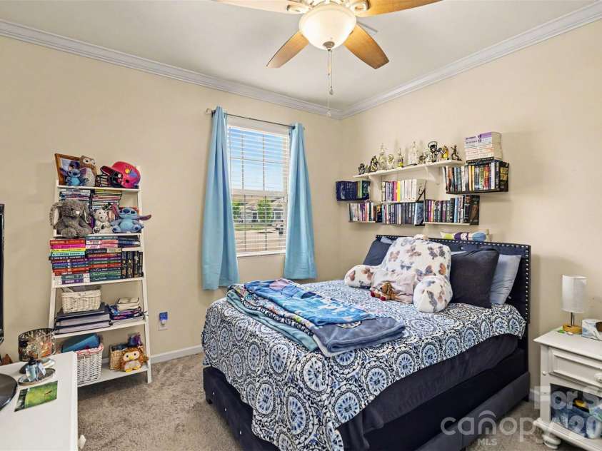 1405 Calder Drive, Indian Trail, NC 28079.  MLS# CAR4401073, YatesRealty ID 22917. Bedroom 3