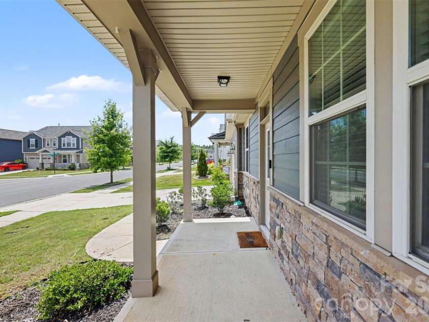 1405 Calder Drive, Indian Trail, NC 28079.  MLS# CAR4401073, YatesRealty ID 22917. Covered front porch