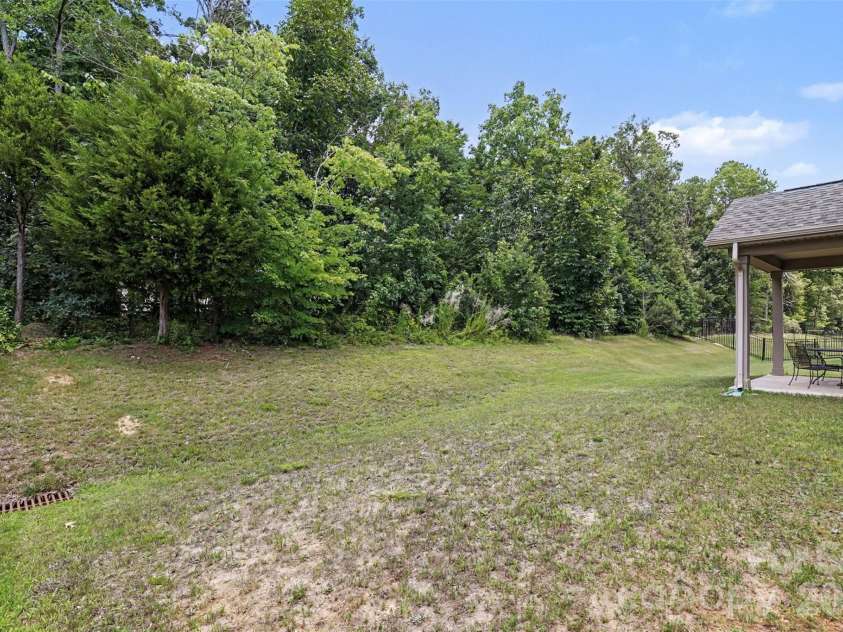 1405 Calder Drive, Indian Trail, NC 28079.  MLS# CAR4401073, YatesRealty ID 22917. Private yard