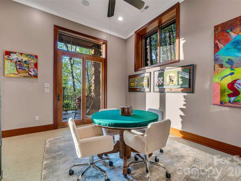 8 Timberwolf Court, Asheville, NC 28804.  MLS# CAR4369628, YatesRealty ID 22918. Game room/study