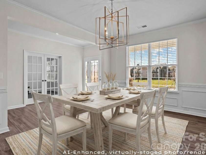 15721 White Quartz Lane, Davidson, NC 28036.  MLS# CAR4351942, YatesRealty ID 22924. AI-Enhanced, virutally-staged photo/rendering