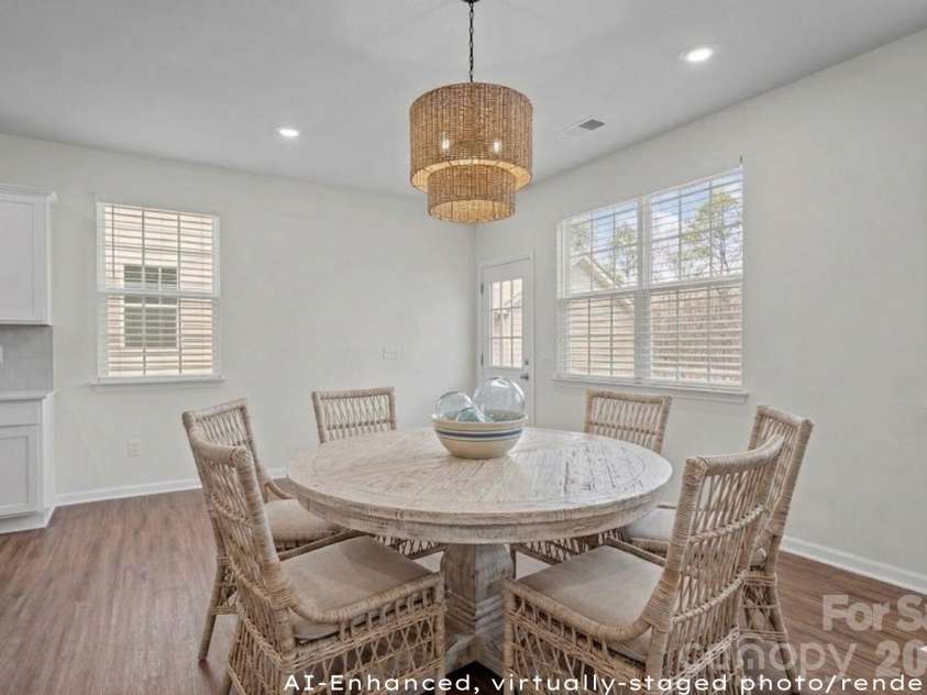 15721 White Quartz Lane, Davidson, NC 28036.  MLS# CAR4351942, YatesRealty ID 22924. AI-Enhanced, virutally-staged photo/rendering