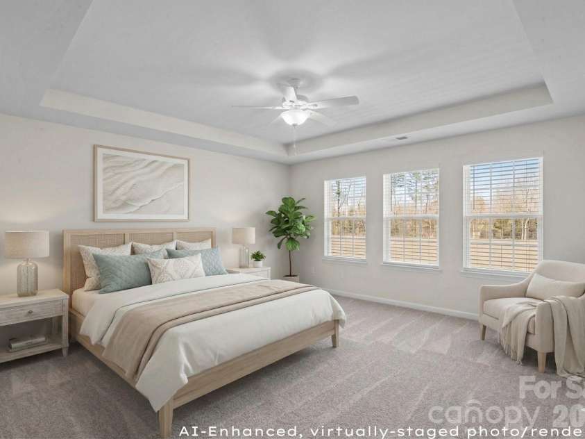 15721 White Quartz Lane, Davidson, NC 28036.  MLS# CAR4351942, YatesRealty ID 22924. AI-Enhanced, virutally-staged photo/rendering