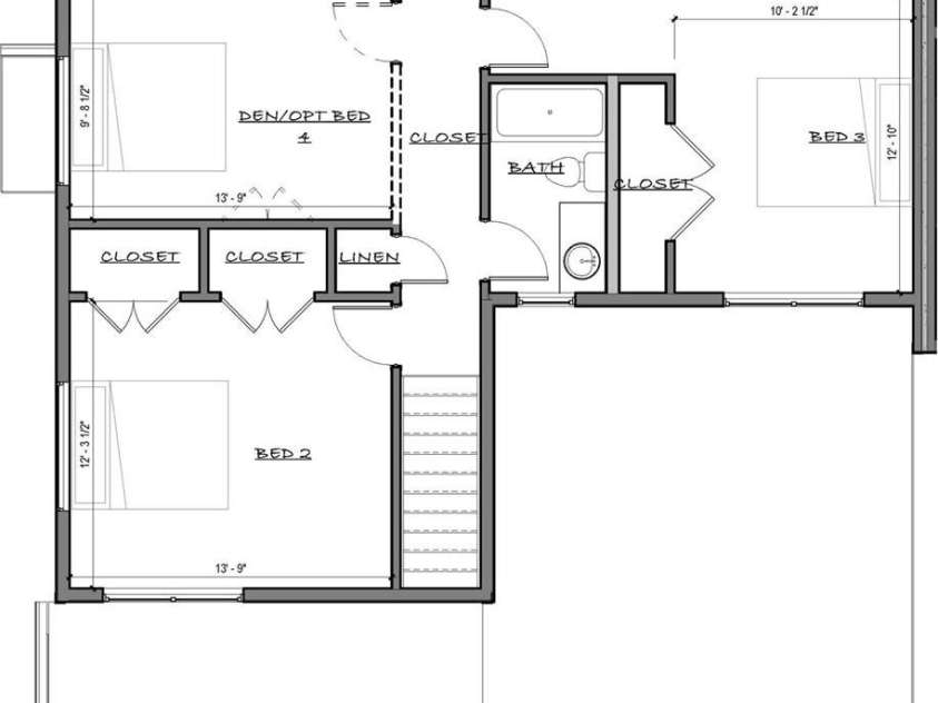 514 Sunset Villas Lane, Asheville, NC 28804.  MLS# CAR4376458, YatesRealty ID 22929. Upper level floor plan
