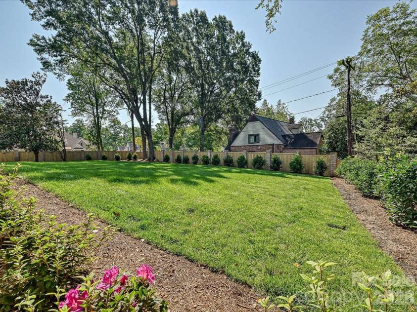 3701 Pelham Lane, Charlotte, NC 28211.  MLS# CAR4361615, YatesRealty ID 22930. Backyard
