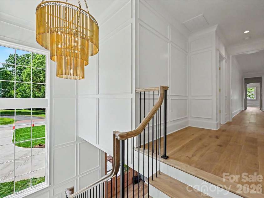 3701 Pelham Lane, Charlotte, NC 28211.  MLS# CAR4361615, YatesRealty ID 22930. Staircase