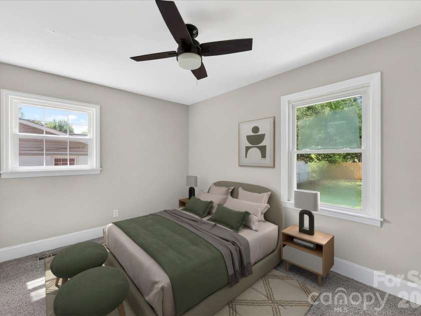 4820 Charleston Drive, Charlotte, NC 28212.  MLS# CAR4369686, YatesRealty ID 22940. Virtually Staged
