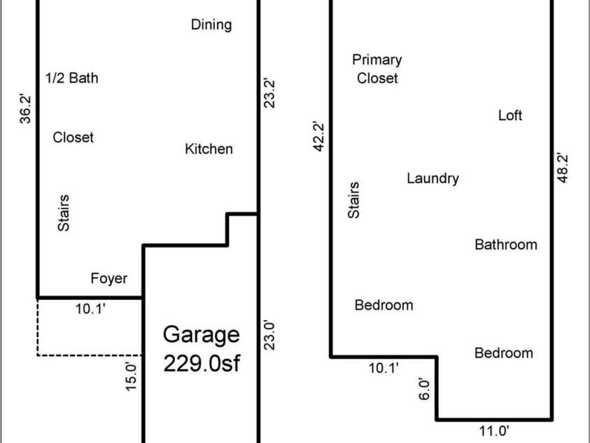 14411 Glendon Hall Lane, Charlotte, NC 28262.  MLS# CAR4268955, YatesRealty ID 22941. Measurements