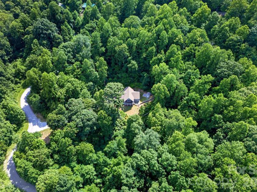 771 Sally Gap Road, Old Fort, NC 28762.  MLS# CAR4399905, YatesRealty ID 22941. Aerial view.