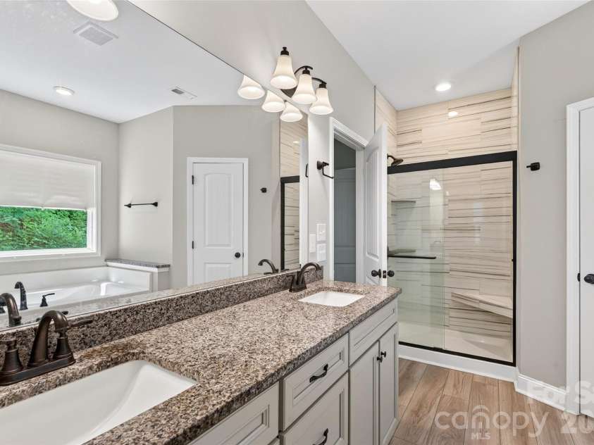 771 Sally Gap Road, Old Fort, NC 28762.  MLS# CAR4399905, YatesRealty ID 22941. Dual sinks.