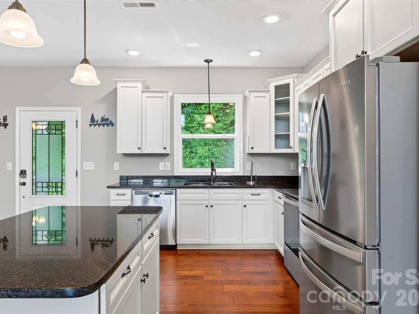 771 Sally Gap Road, Old Fort, NC 28762.  MLS# CAR4399905, YatesRealty ID 22941. Kitchen island.