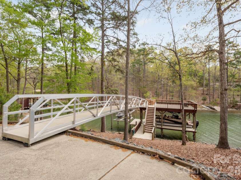 18321 Rosapenny Road, Charlotte, NC 28278.  MLS# CAR4364652, YatesRealty ID 22942. Another view of double deck dock