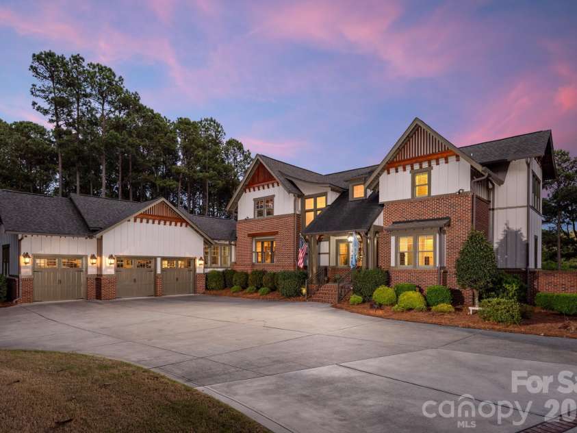 18321 Rosapenny Road, Charlotte, NC 28278.  MLS# CAR4364652, YatesRealty ID 22942. Twilight front