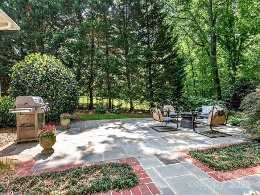 4026 Sharon View Road, Charlotte, NC 28226.  MLS# CAR4266145, YatesRealty ID 22945. Custom designed Blue Stone Patio