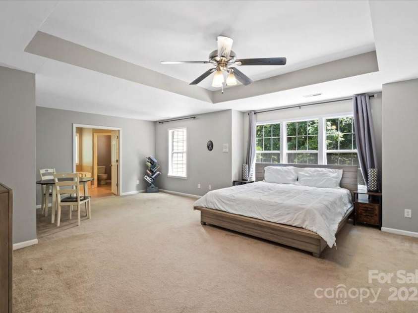 7151 Plough Drive, Mint Hill, NC 28227.  MLS# CAR4271885, YatesRealty ID 22946. Primary Bedroom