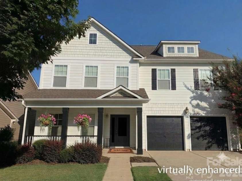 3018 Amaranth Drive, Tega Cay, SC 29708.  MLS# CAR4334316, YatesRealty ID 22950. AI image after repainting