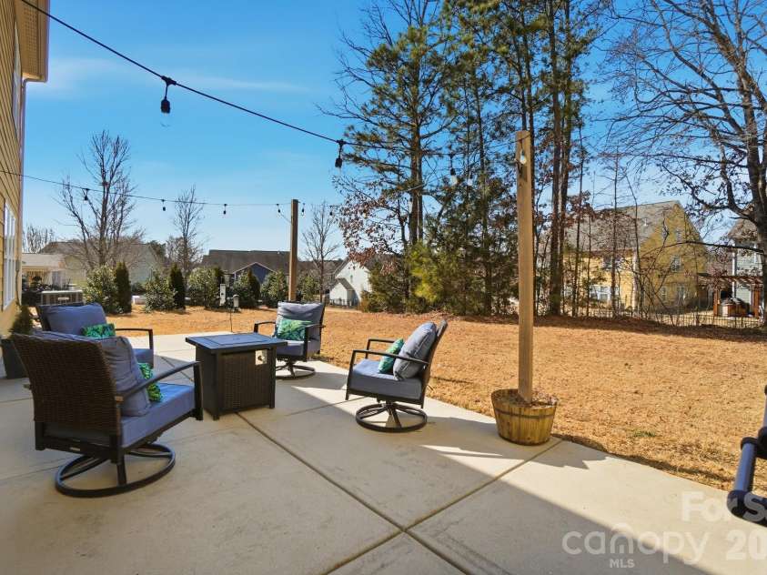 3018 Amaranth Drive, Tega Cay, SC 29708.  MLS# CAR4334316, YatesRealty ID 22950. Back Patio