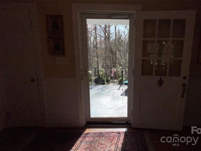 700 Valleyview Drive, Albemarle, NC 28001.  MLS# CAR4258028, YatesRealty ID 22960. Front porch view from foyer