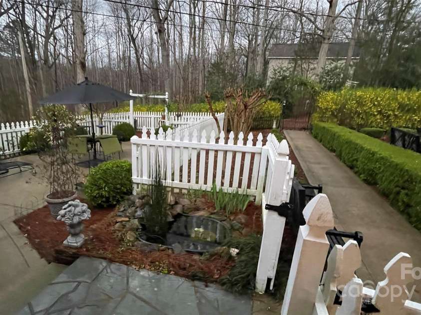 700 Valleyview Drive, Albemarle, NC 28001.  MLS# CAR4258028, YatesRealty ID 22960. View from sunroom back door