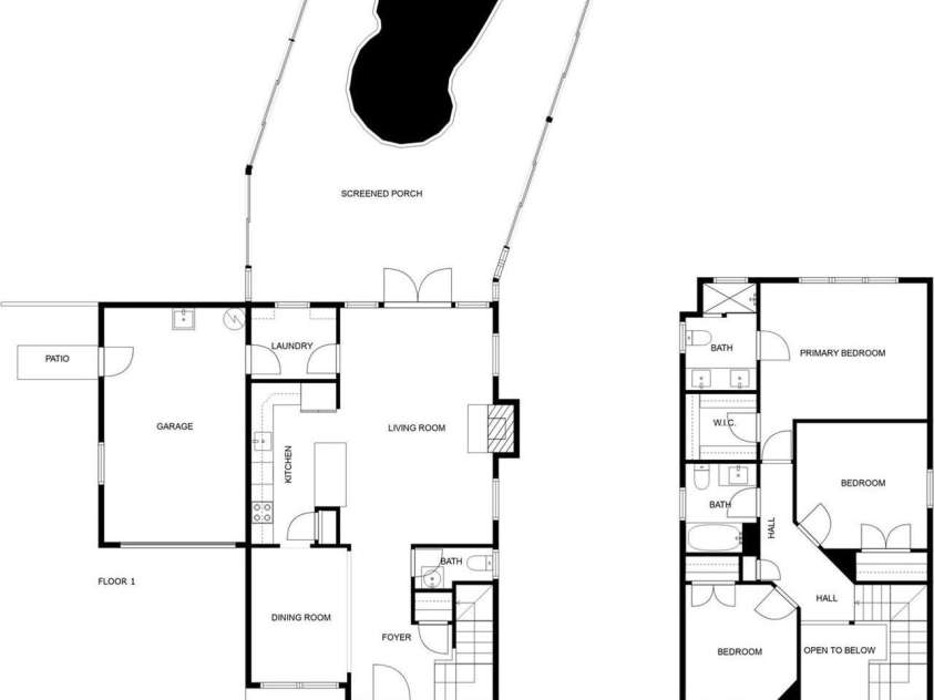 8343 Highlander Court, Charlotte, NC 28269.  MLS# CAR4273780, YatesRealty ID 22964. Floor Plan!