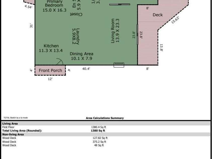 259 Dvdegi Court, Brevard, NC 28712.  MLS# CAR4248889, YatesRealty ID 22965. Main level floor plan