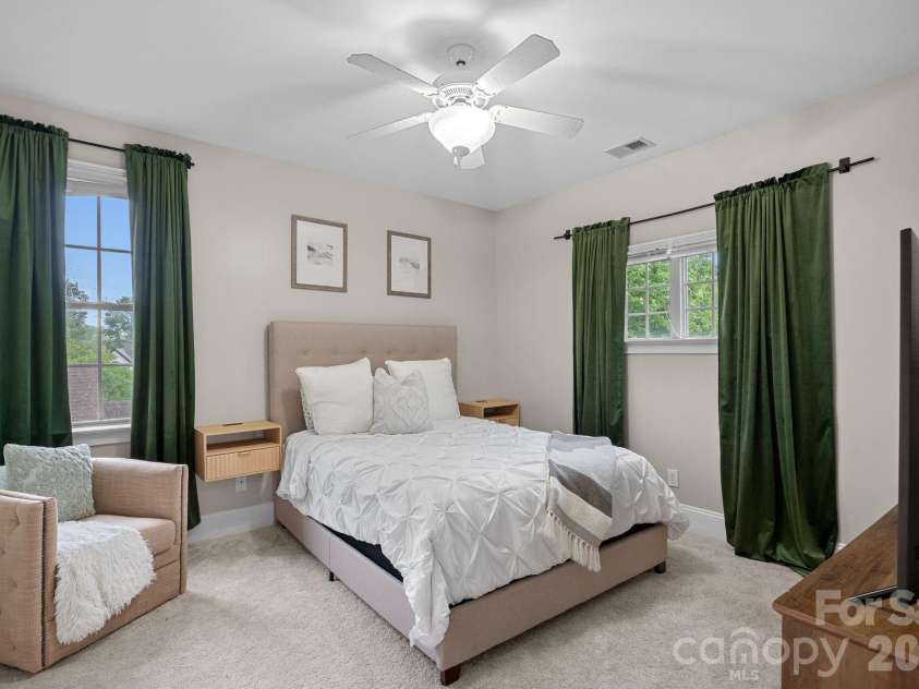 337 Bent Tree Drive, Stanley, NC 28164.  MLS# CAR4377289, YatesRealty ID 22965. Additional bedroom upstairs has two closets. 