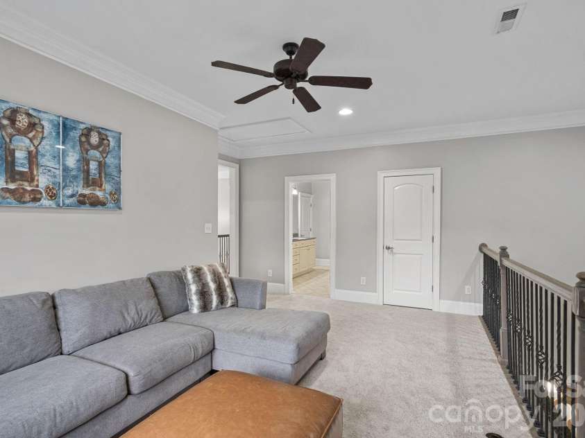 337 Bent Tree Drive, Stanley, NC 28164.  MLS# CAR4377289, YatesRealty ID 22965. Another view of the loft open to the great room. 