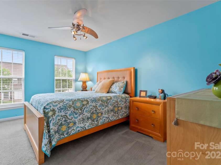 1418 Skidaway Street, Concord, NC 28027.  MLS# CAR4268685, YatesRealty ID 22966. 3rd bedroom with ceiling fan