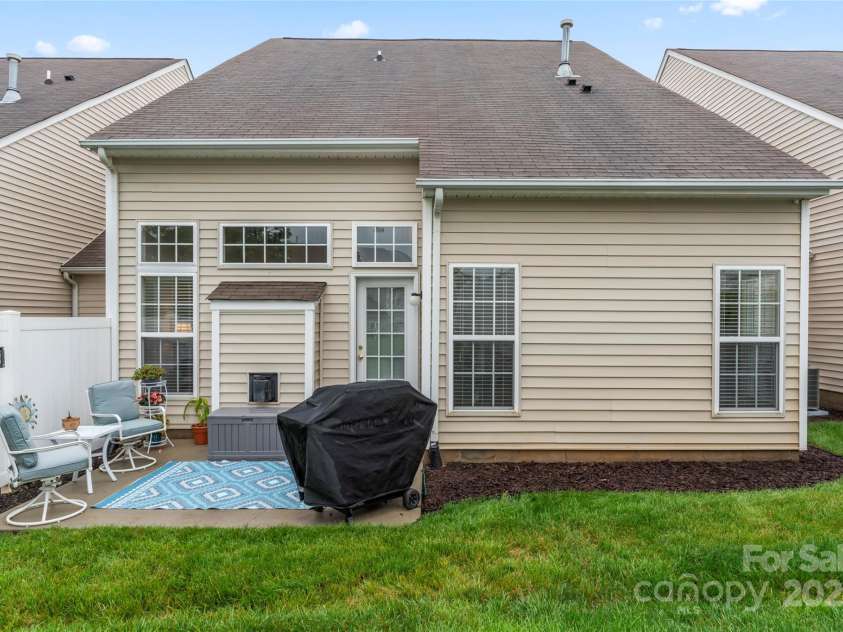 1418 Skidaway Street, Concord, NC 28027.  MLS# CAR4268685, YatesRealty ID 22966. Back of home