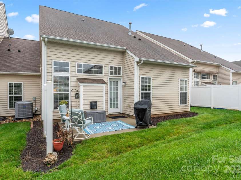 1418 Skidaway Street, Concord, NC 28027.  MLS# CAR4268685, YatesRealty ID 22966. Back of home