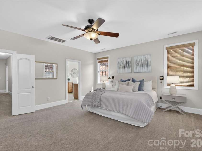 4936 Hawk Shadow Lane, Charlotte, NC 28277.  MLS# CAR4372746, YatesRealty ID 22967. Primary Bedroom
