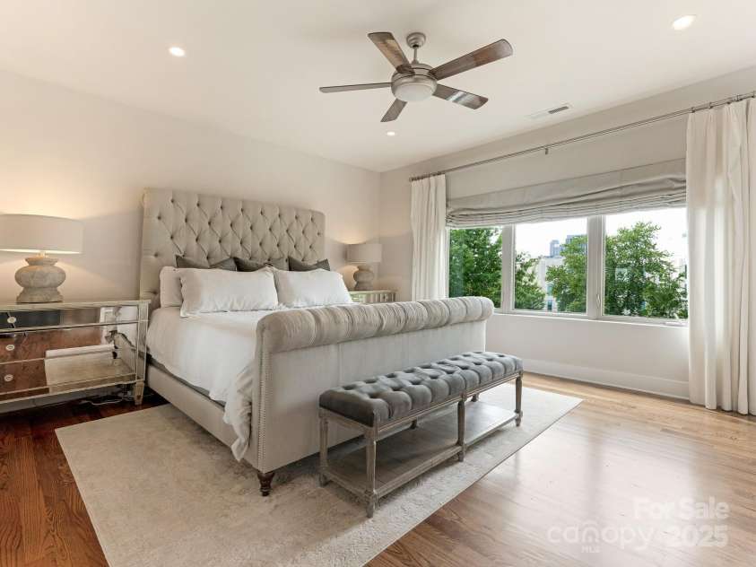 628 Cherry Street, Charlotte, NC 28204.  MLS# CAR4275125, YatesRealty ID 22967. Primary Bedroom