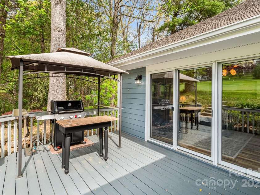 118 Broadmoor Drive, Flat Rock, NC 28731.  MLS# CAR4275218, YatesRealty ID 22968. Check out the gazebo and gas powered grill.