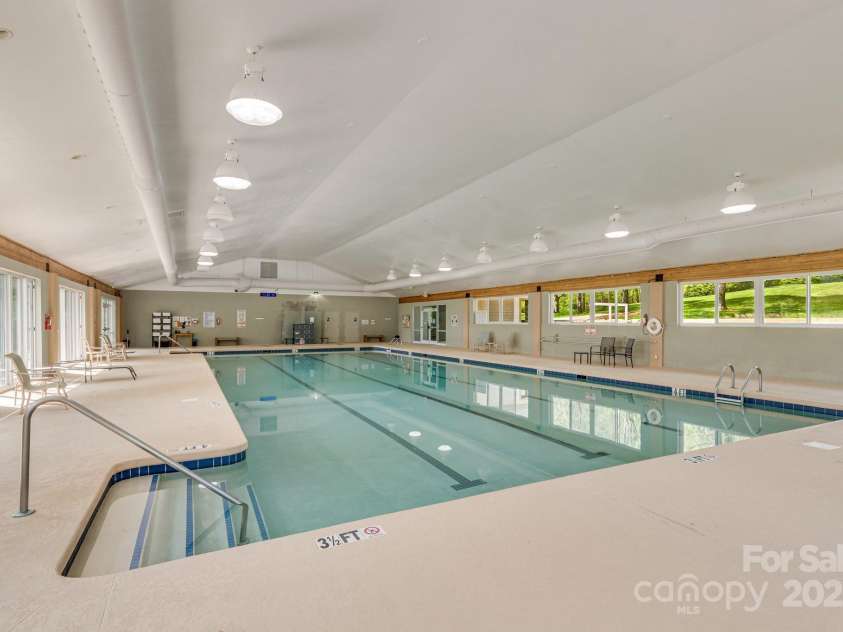 118 Broadmoor Drive, Flat Rock, NC 28731.  MLS# CAR4275218, YatesRealty ID 22968. Kenmure has an indoor pool as well as an outdoor pool.