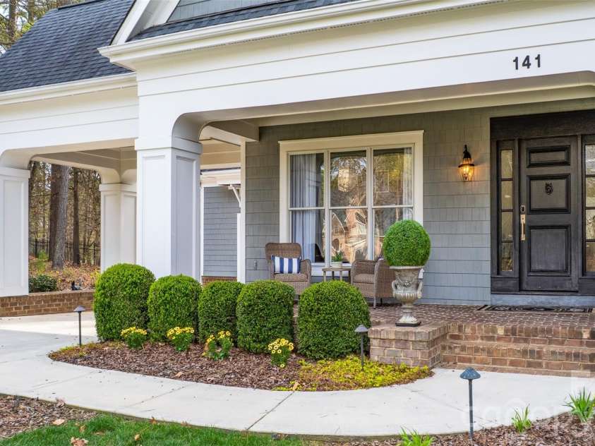 141 Stonewall Beach Lane, Mooresville, NC 28117.  MLS# CAR4356784, YatesRealty ID 22969. Inviting front porch