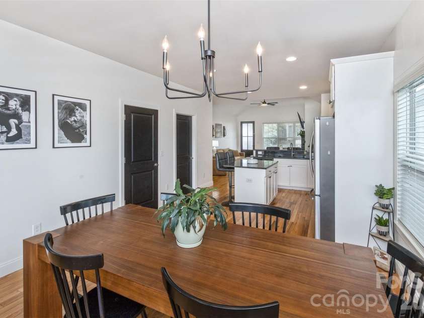 84 Rose Creek Road, Leicester, NC 28748.  MLS# CAR4377582, YatesRealty ID 22978. Dining Area