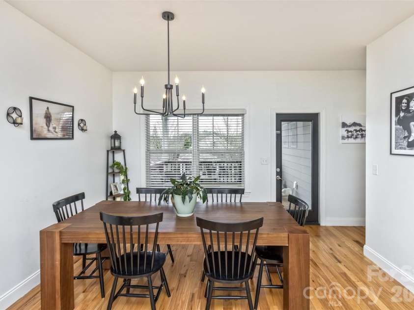 84 Rose Creek Road, Leicester, NC 28748.  MLS# CAR4377582, YatesRealty ID 22978. Dining Area
