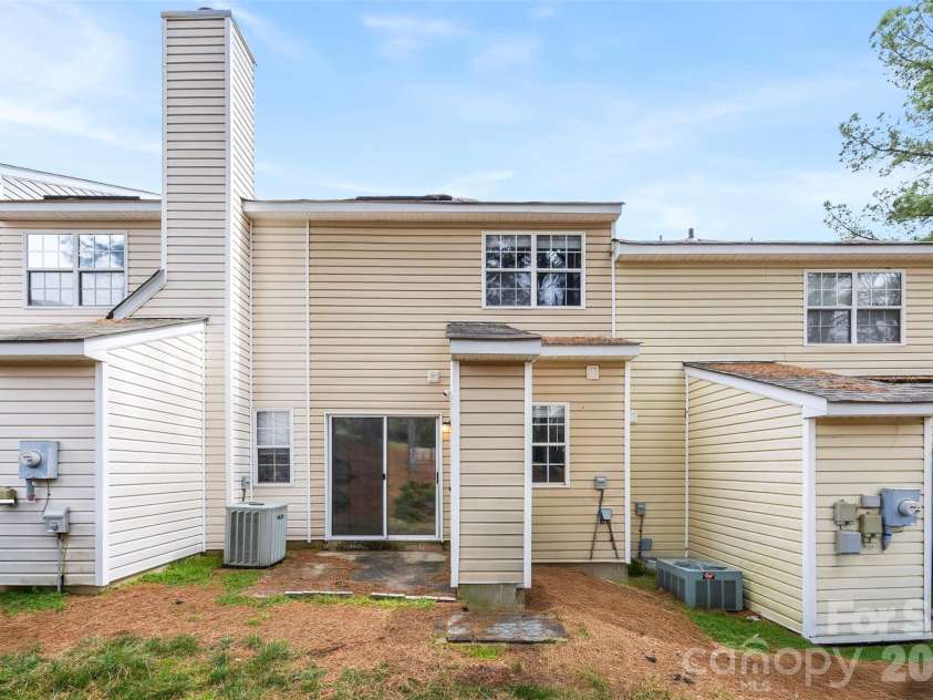 3105 Summercroft Lane, Charlotte, NC 28269.  MLS# CAR4350537, YatesRealty ID 22979. View from back of property
