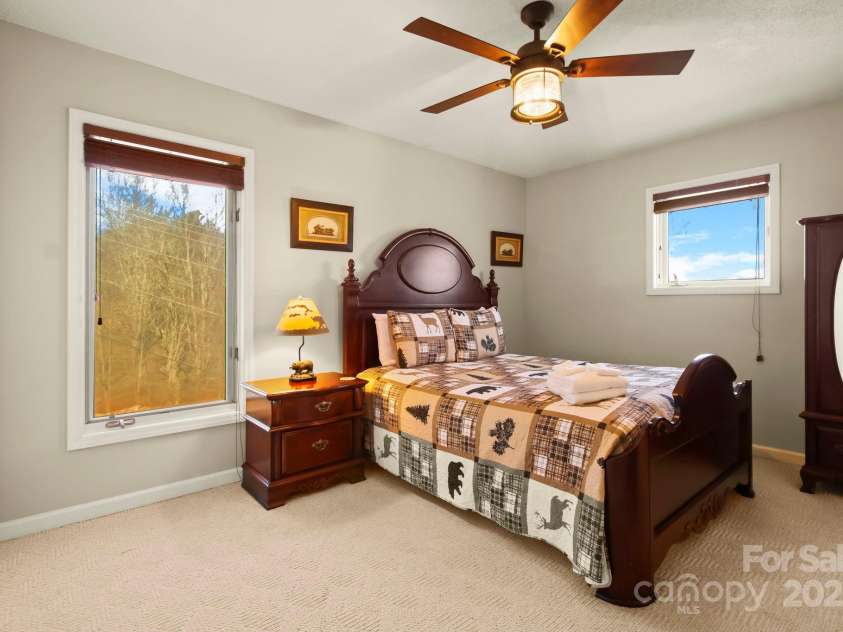 190 Briarcliff Road, Blowing Rock, NC 28605.  MLS# CAR4234277, YatesRealty ID 2299. Upstairs Bedroom