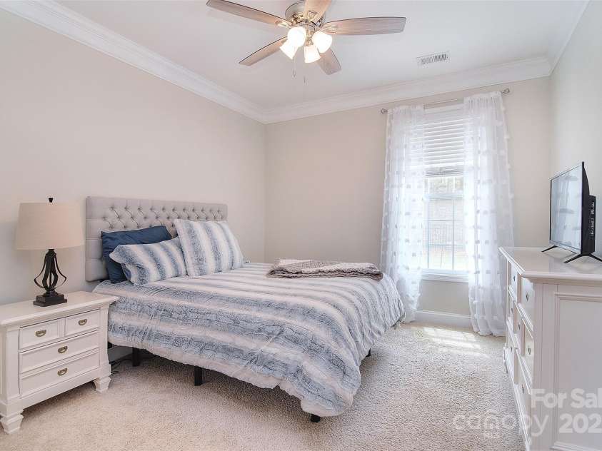 2014 Burton Point Court, Waxhaw, NC 28173.  MLS# CAR4248200, YatesRealty ID 22990. Downstairs Bedroom
