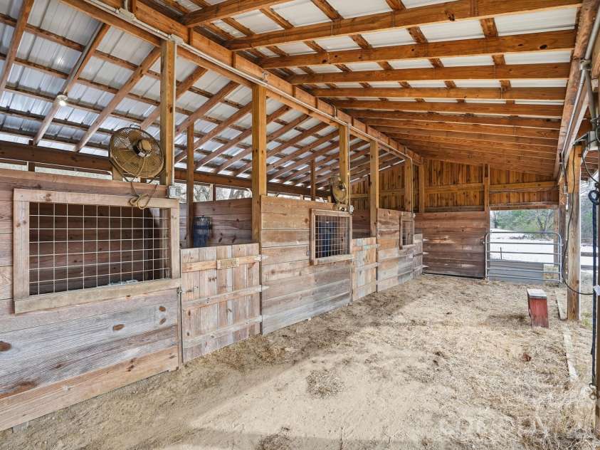 7511 Old Mocksville Road, Salisbury, NC 28144.  MLS# CAR4342046, YatesRealty ID 2300. Custom barn