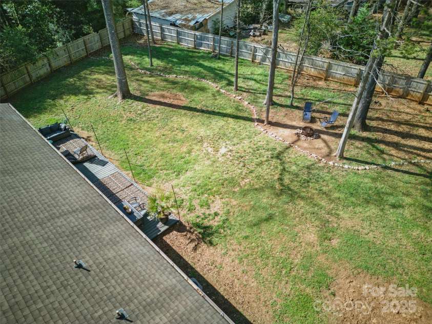 7656 Eastbourne Road, Charlotte, NC 28227.  MLS# CAR4238426, YatesRealty ID 23000. A view from above