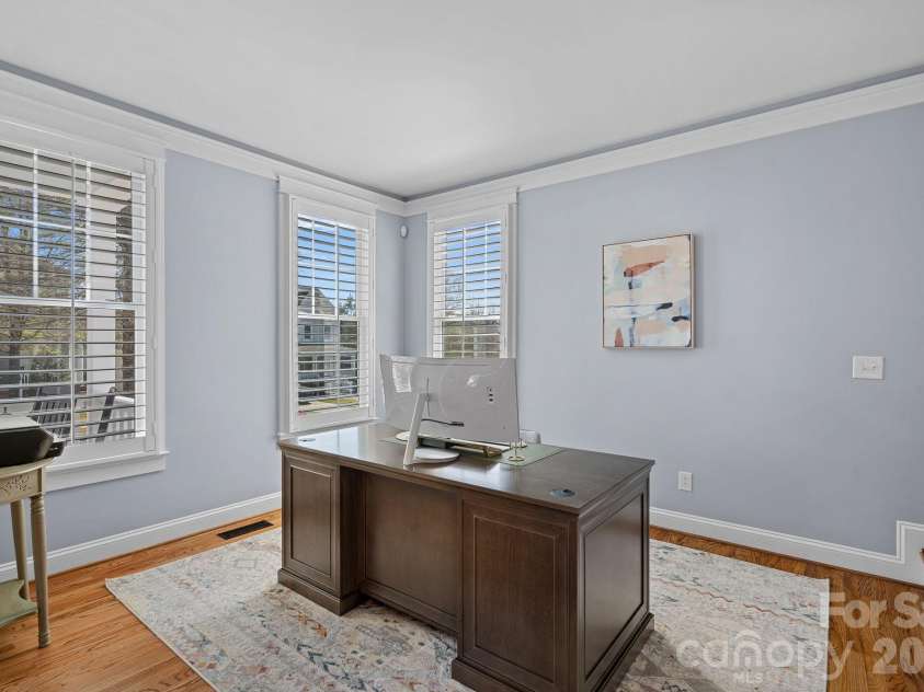 5595 Morris Hunt Drive, Fort Mill, SC 29708.  MLS# CAR4359670, YatesRealty ID 23004. Main floor flex/office space!