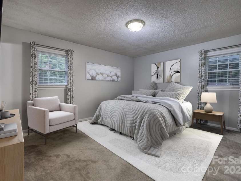 3452 Tranquil Hills Drive, Lenoir, NC 28645.  MLS# CAR4264787, YatesRealty ID 23011. Primary Bedroom virtually staged