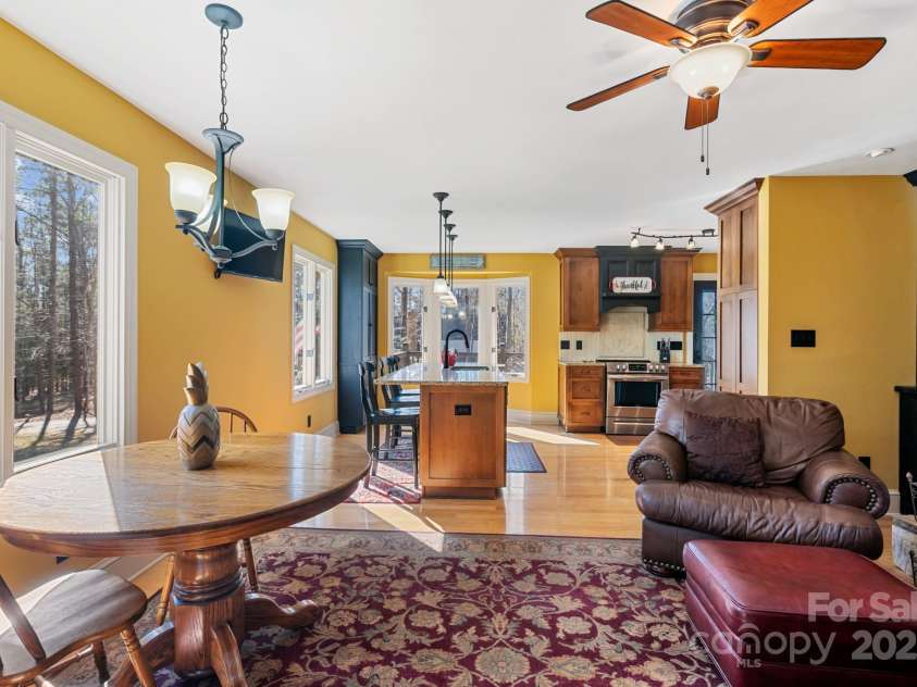 3406 Red Fox Trail, Weddington, NC 28104.  MLS# CAR4214440, YatesRealty ID 2302. Bright Breakfast Area open to kitchen
