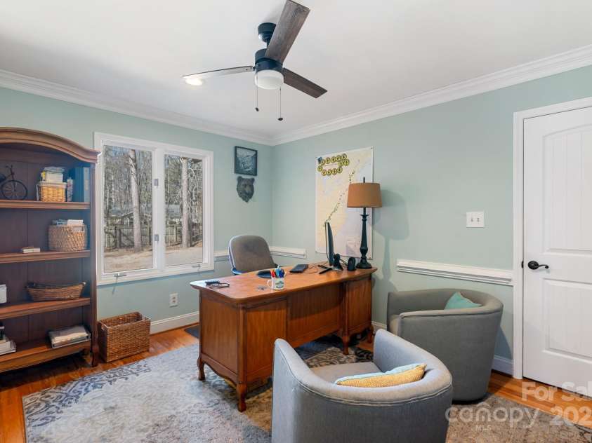 3406 Red Fox Trail, Weddington, NC 28104.  MLS# CAR4214440, YatesRealty ID 2302. Formal Dining Room currently used as an Office