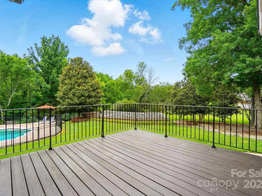1042 Heather Glen Drive, Matthews, NC 28104.  MLS# CAR4270190, YatesRealty ID 23020. View from Back Deck