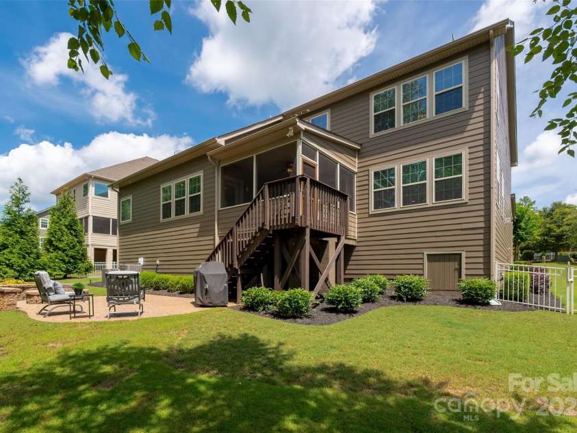1805 Trading Path Lane, Waxhaw, NC 28173.  MLS# CAR4273259, YatesRealty ID 23032. Rear elevation - Entire exterior repainted last 30 days