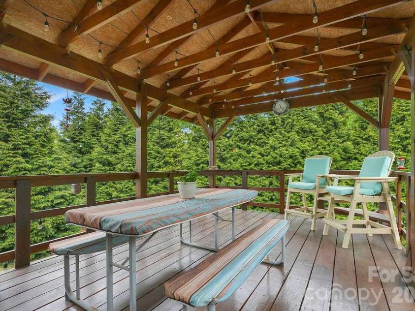 111 Wild Hog Creek Road, Rosman, NC 28772.  MLS# CAR4380401, YatesRealty ID 23035. Great for Entertaining